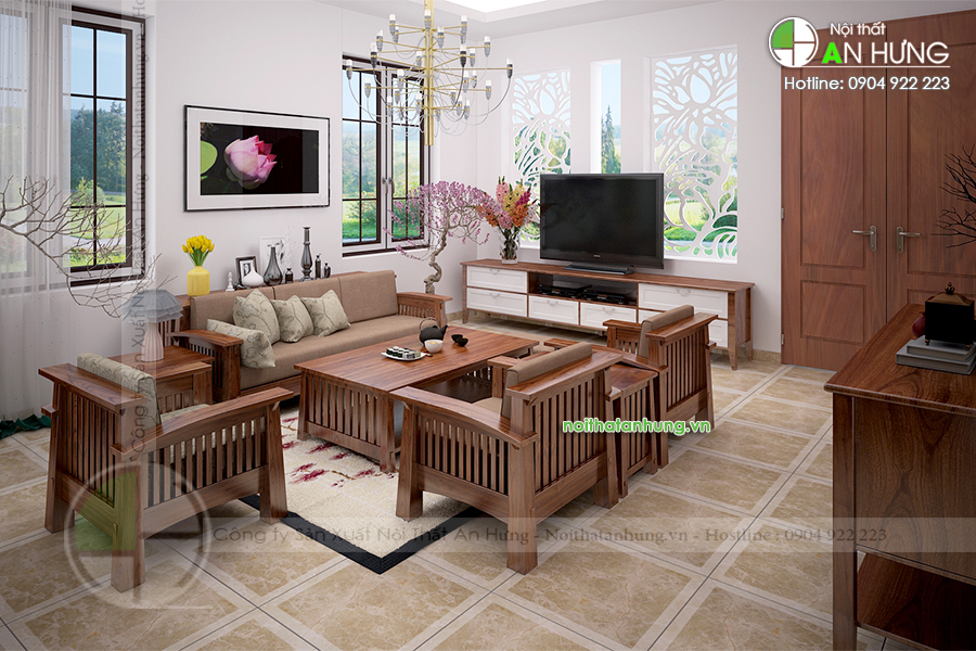 BỘ BÀN GHẾ PHÒNG KHÁCH ĐẸP - SFG26
