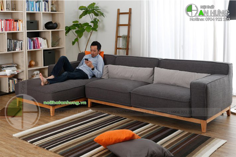 Sofa nỉ chữ l - SF11
