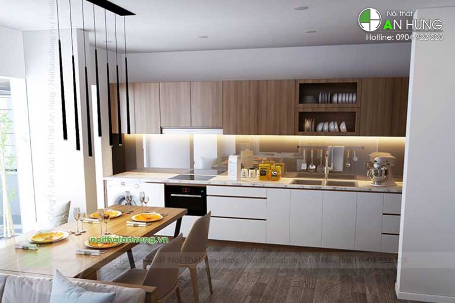 MẪU TỦ BẾP ĐẸP HIỆN ĐẠI SANG TRỌNG - TB17