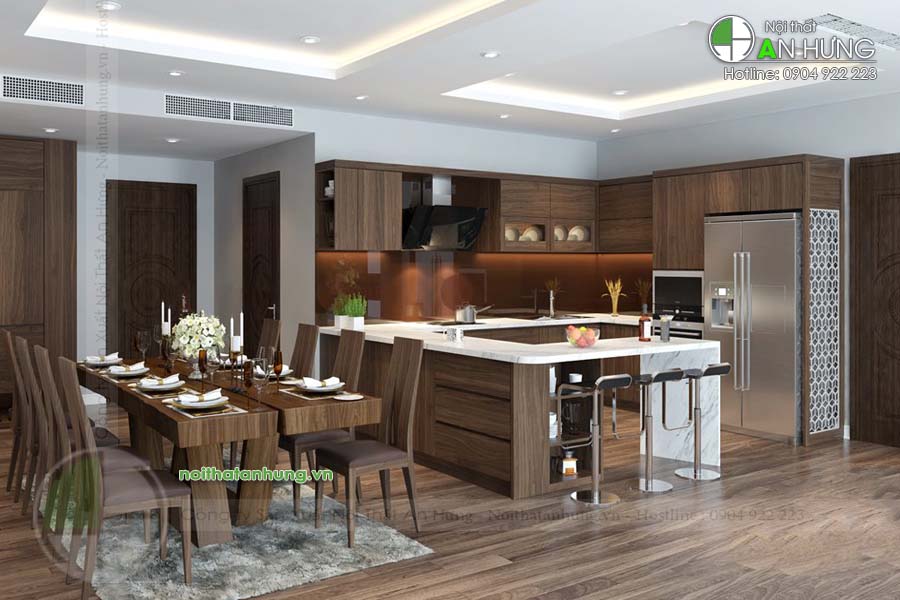 MẪU TỦ BẾP ĐẸP HIỆN ĐẠI - TB20