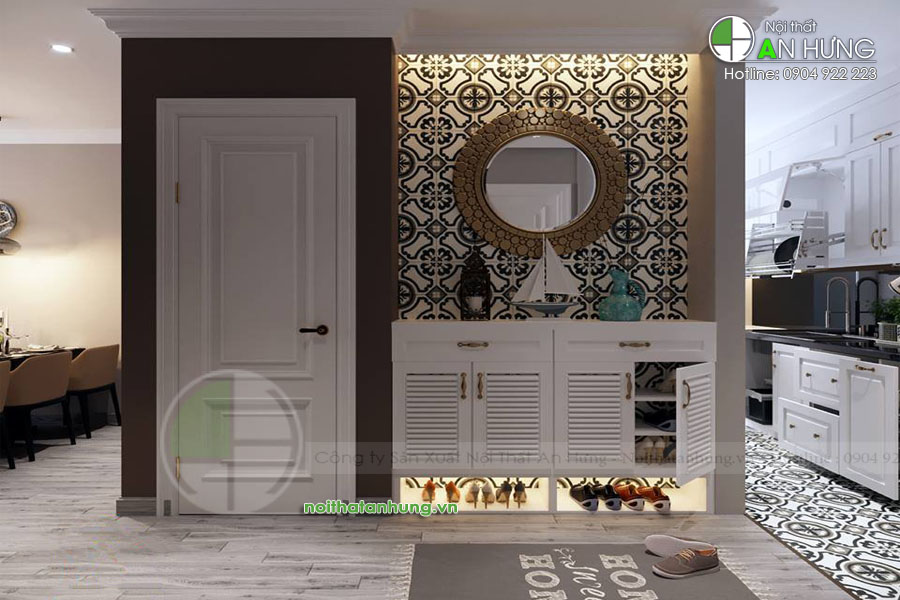 MẪU TỦ GIÀY HIỆN ĐẠI ĐẸP TIỆN DỤNG - TG05