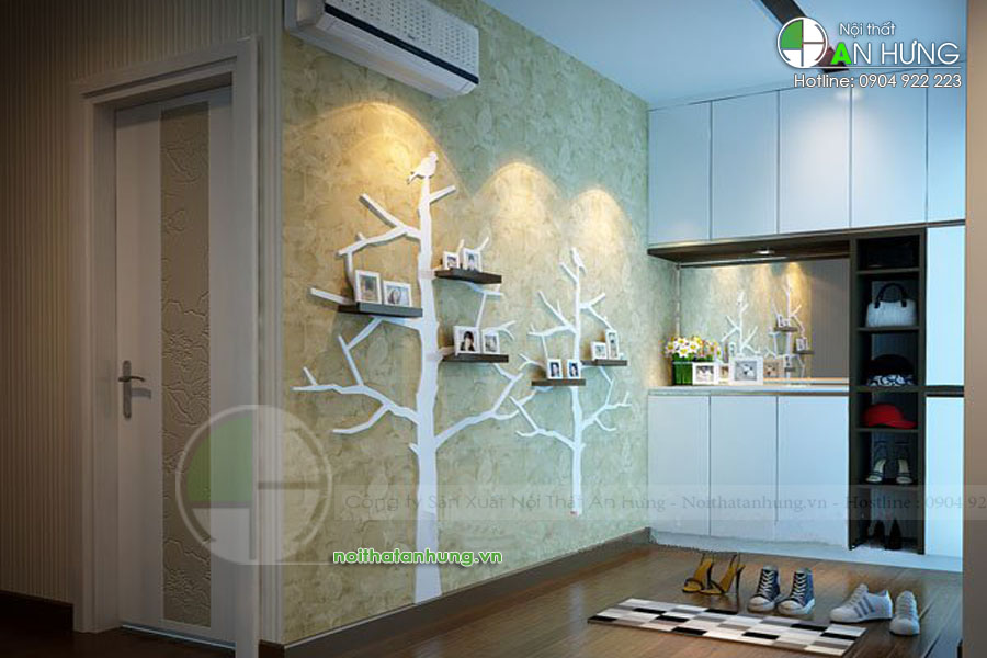 MẪU TỦ GIÀY CÓ THÊM ĐỢT TRANG TRÍ ĐẸP - TG21