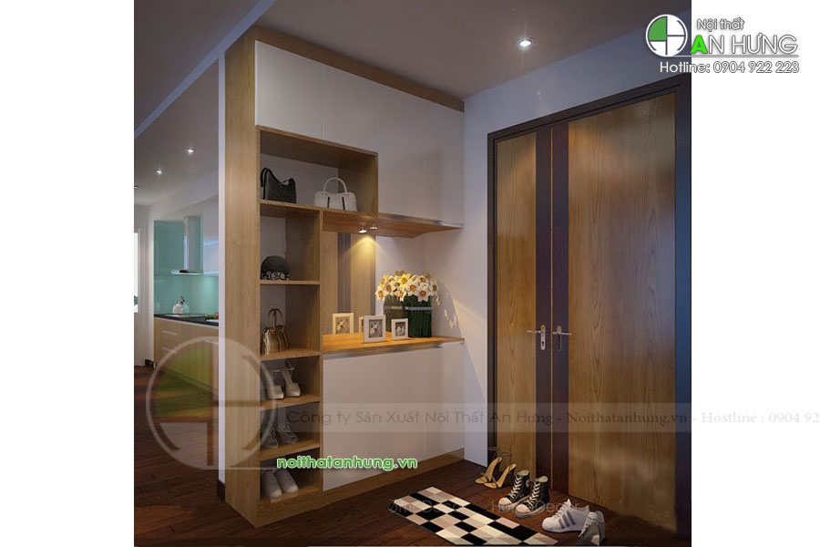 THIẾT KẾ TỦ GIÀY CHO CHUNG CƯ ĐẸP - TG22