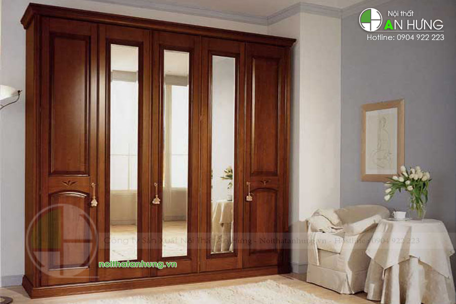Tủ quần áo cánh gương - TA07