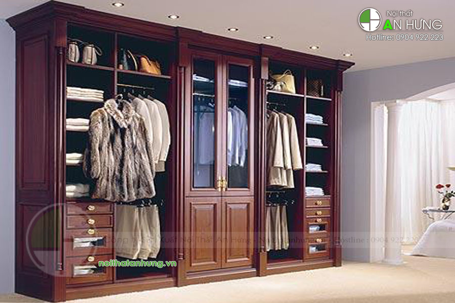 Mẫu tủ áo tân cổ điển - TA08