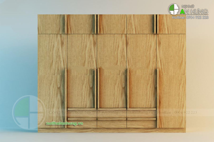 MẪU TỦ QUẦN ÁO 5 BUỒNG - TA28