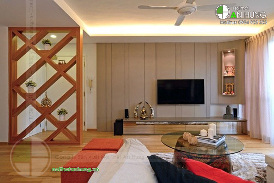 VÁCH NGĂN BẰNG GỖ ĐẸP - VN01