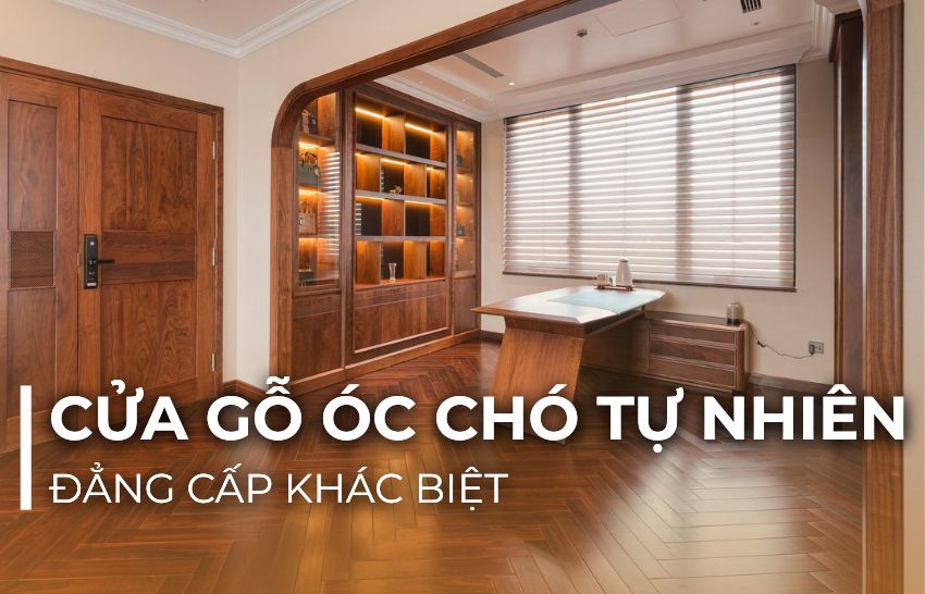 CỬA GỖ ÓC CHÓ TỰ NHIÊN - ĐẲNG CẤP KHÁC BIỆT